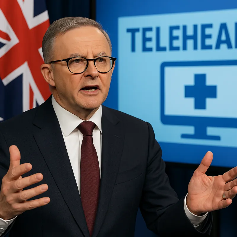 Albanese Talks Up Telehealth Plan Amid Election Campaign
