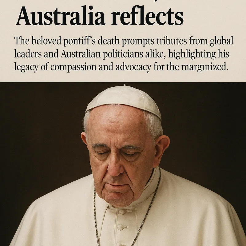 Pope Francis dies at 88; world mourns, Australia reflects