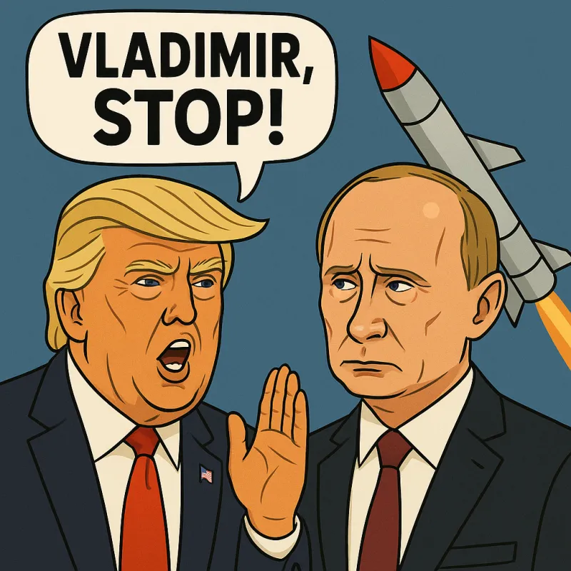 Trump Pleads with Putin: 'Vladimir, STOP!'