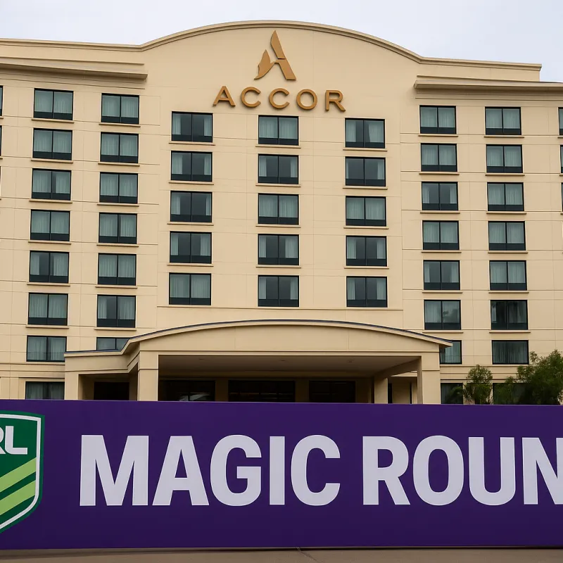 NRL's Hotel Hustle: Accor Scores Big with Magic Round