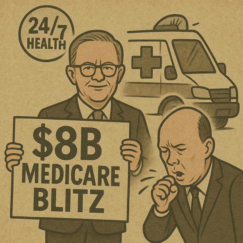Albo’s $8B Medicare Blitz: 24/7 Health While Dutton Crashes the Ambulance