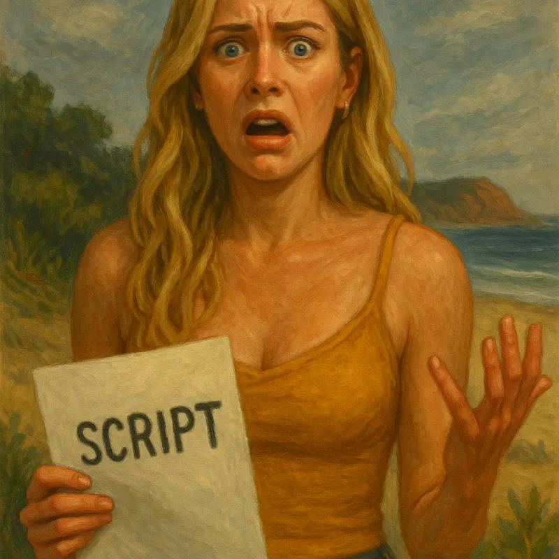 Reality TV Star Discovers Reality, Shocked by Lack of Script