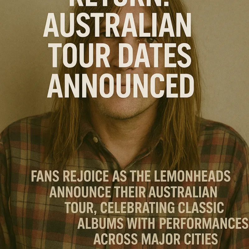 The Lemonheads Return: Australian Tour Dates Announced