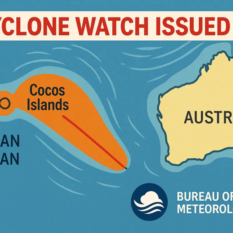 Cyclone Watch Issued for Cocos Islands