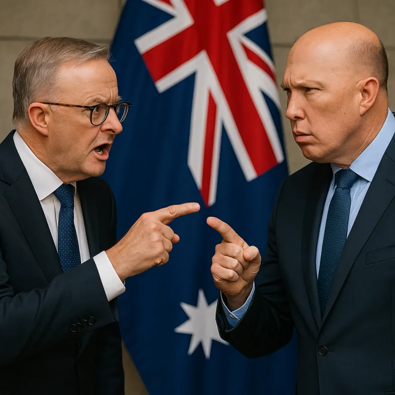 Albanese and Dutton Clash Over National Security Policies Ahead of Election