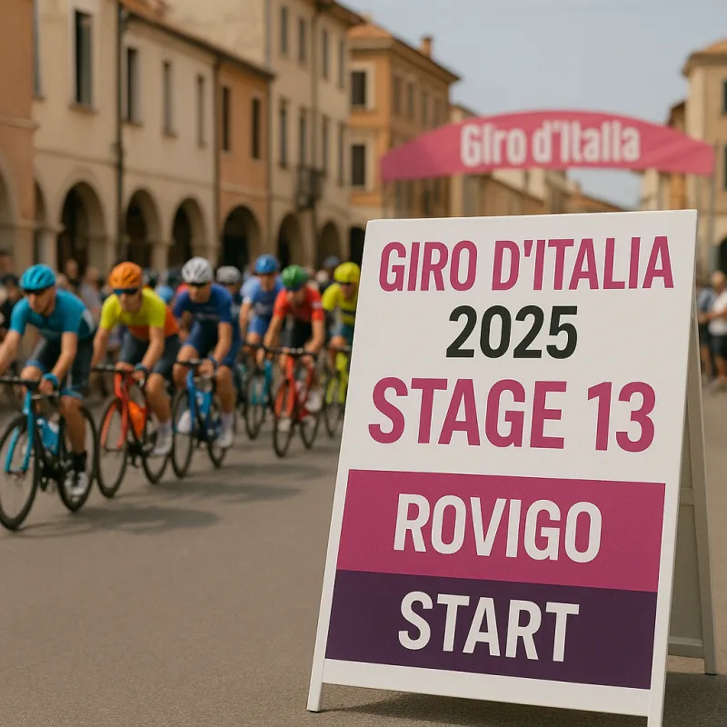 Giro d'Italia 2025: Stage 13 Kicks Off in Rovigo
