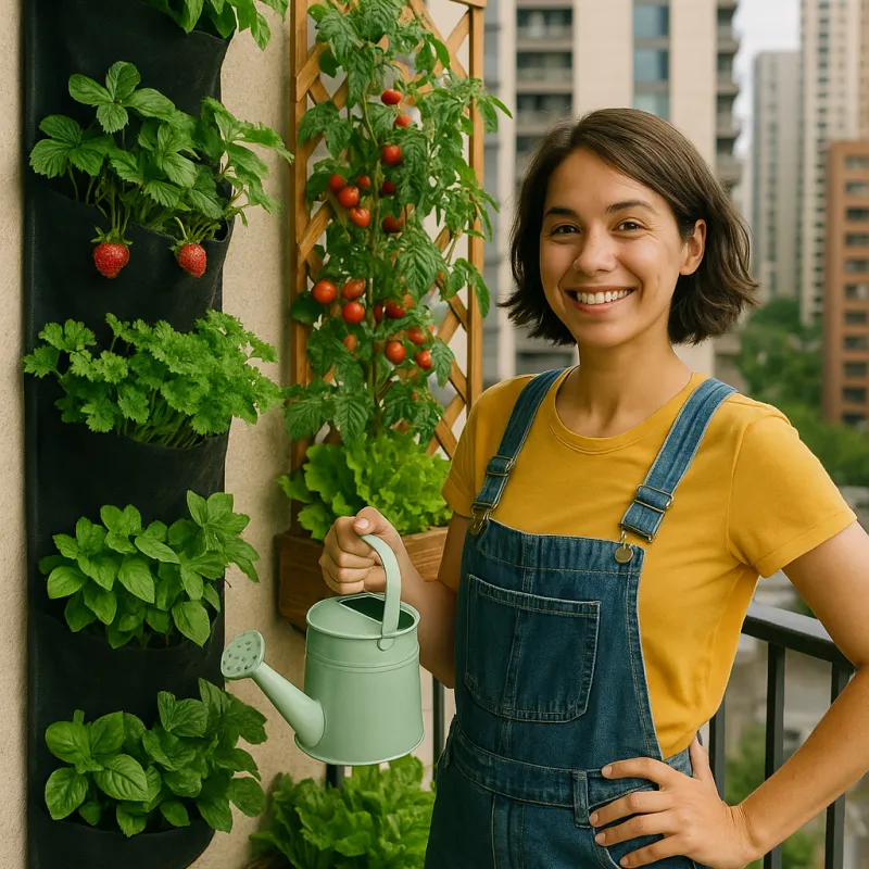 Vertical gardening: because who needs a backyard anyway?