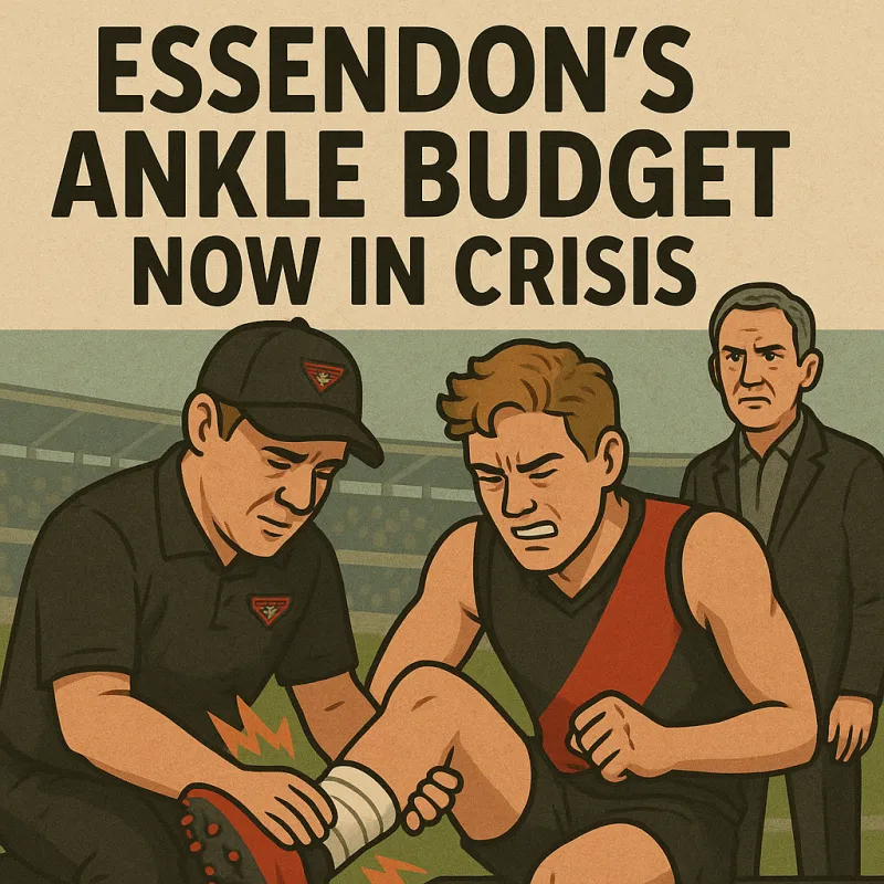Essendon’s Ankle Budget Now in Crisis