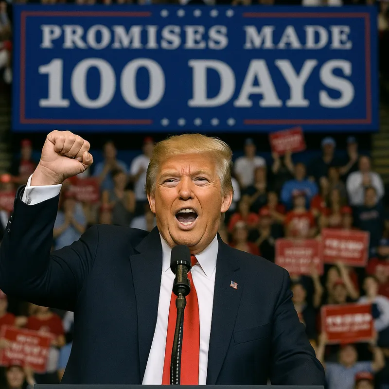 Trump Celebrates 100 Days with Rally: 'Nothing Will Stop Me'